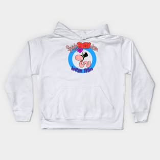 Squiggly Bulgy Worm Dream Team! Kids Hoodie